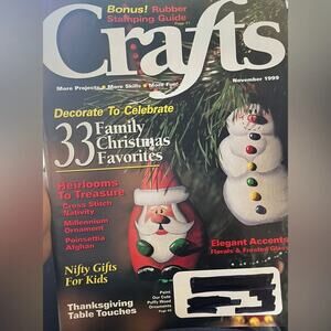 Crafts Magazine, a vintage lot of four.They are June/July, Aug, Oct and Nov 1999